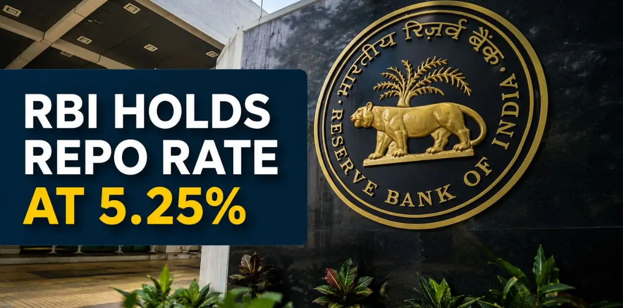 RBI Holds Key Interest Rate at 5.25% as Inflation Cools
