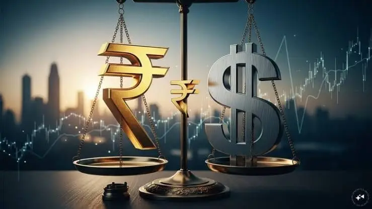 RBI Dollar Sales Limit Indian Rupee Losses Near 95.27 Per Dollar