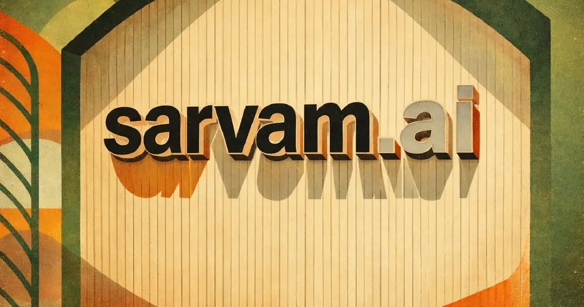 Sarvam AI Advances Sovereign AI Push With New Trillion-Parameter Model