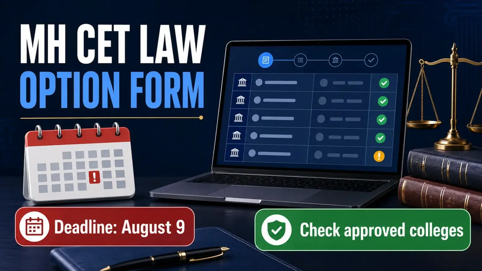 Extra Time for Aspirants: Maharashtra Extends LLB Option Form Deadline to August 9