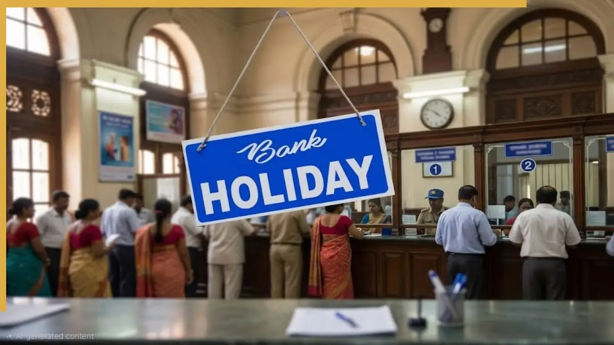 Bank Holidays This Week: SBI, HDFC, ICICI, PNB Closed Up to 2 Days