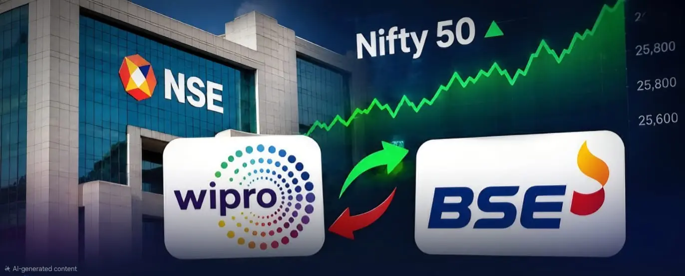 A Historic Nifty 50 Switch: BSE Replaces Wipro in India’s Benchmark Index