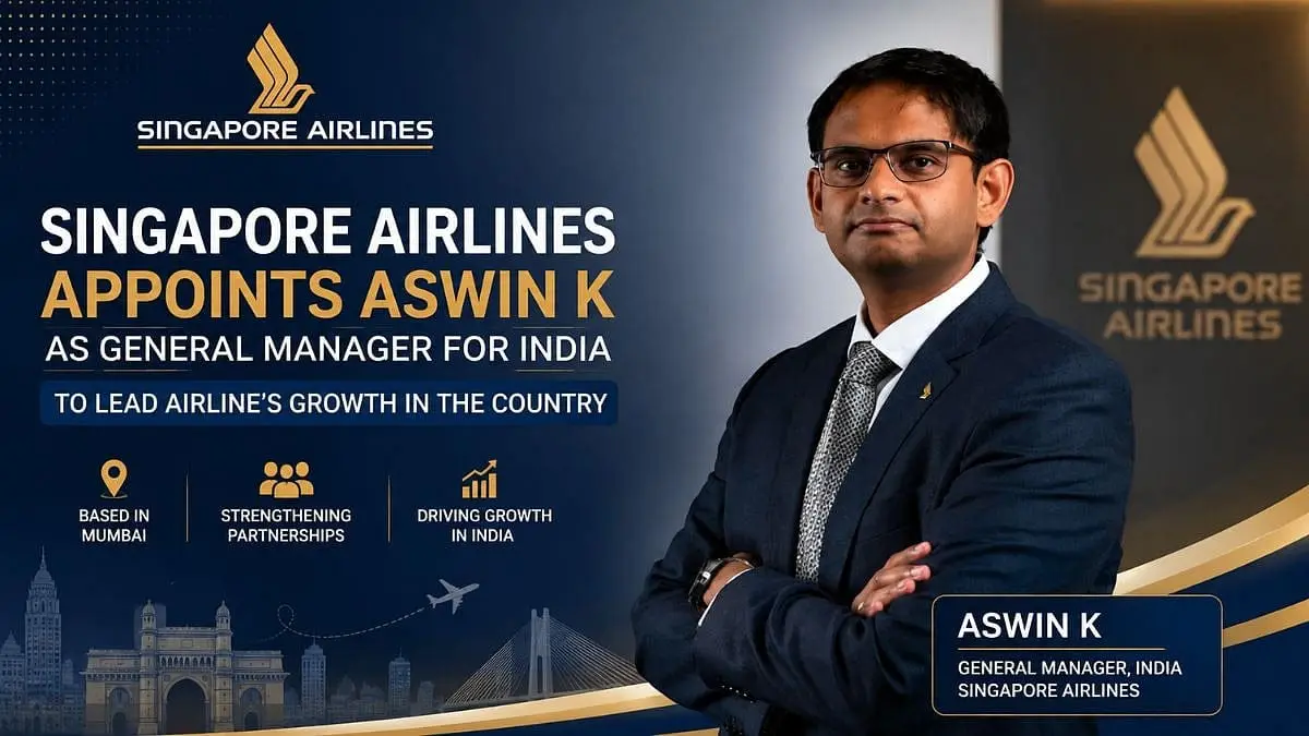 Singapore Airlines Appoints Aswin K as General Manager for India