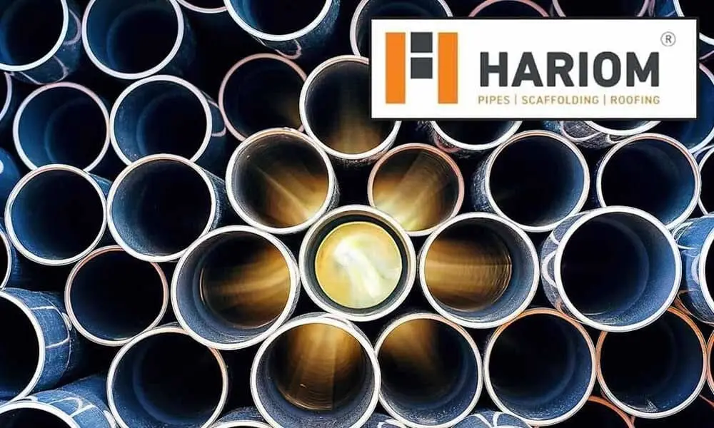 Hariom Pipe Reports Q1 Consolidated Net Profit of 166 Million Rupees