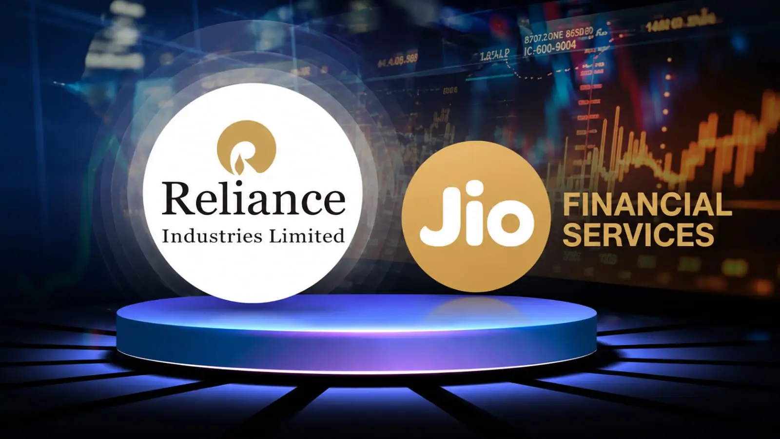 Jio Financial Gains on BofA Deal; Reliance Shares Decline