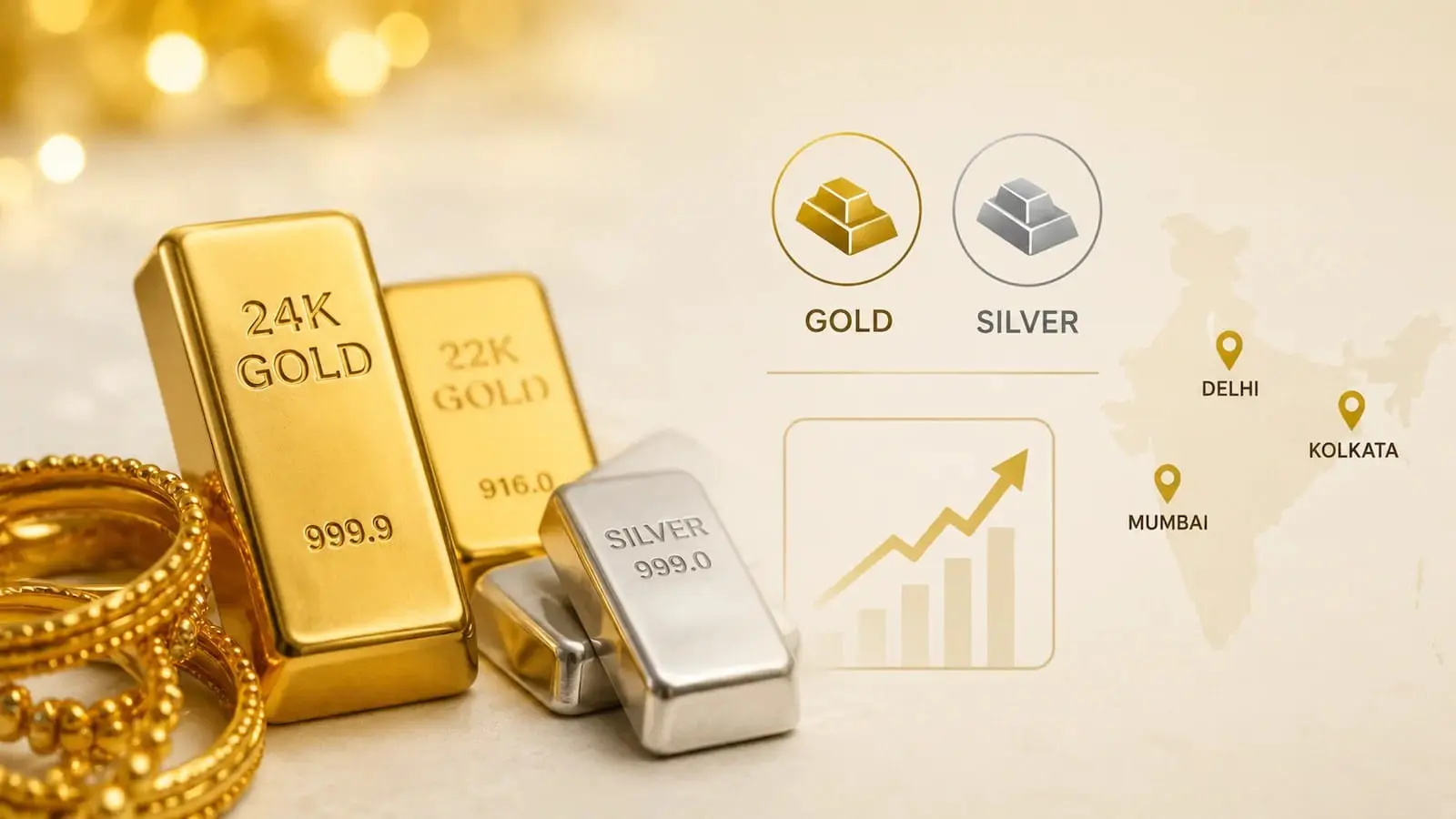 Gold and Silver Price Today, August 14: Check Rates in Mumbai, Delhi, and Major Cities