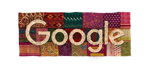 Google Marks India's 80th Independence Day With Textile Art