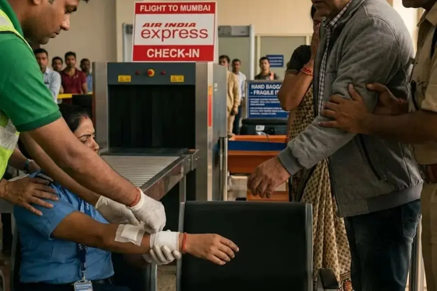 Seconds Into a Security Check, a Shot Rang Out: Varanasi Airport Incident Raises Questions