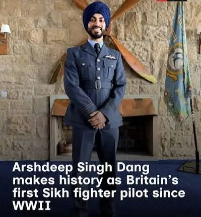 High-Altitude History: Britain Welcomes Its First Sikh Military Pilot Since WWII