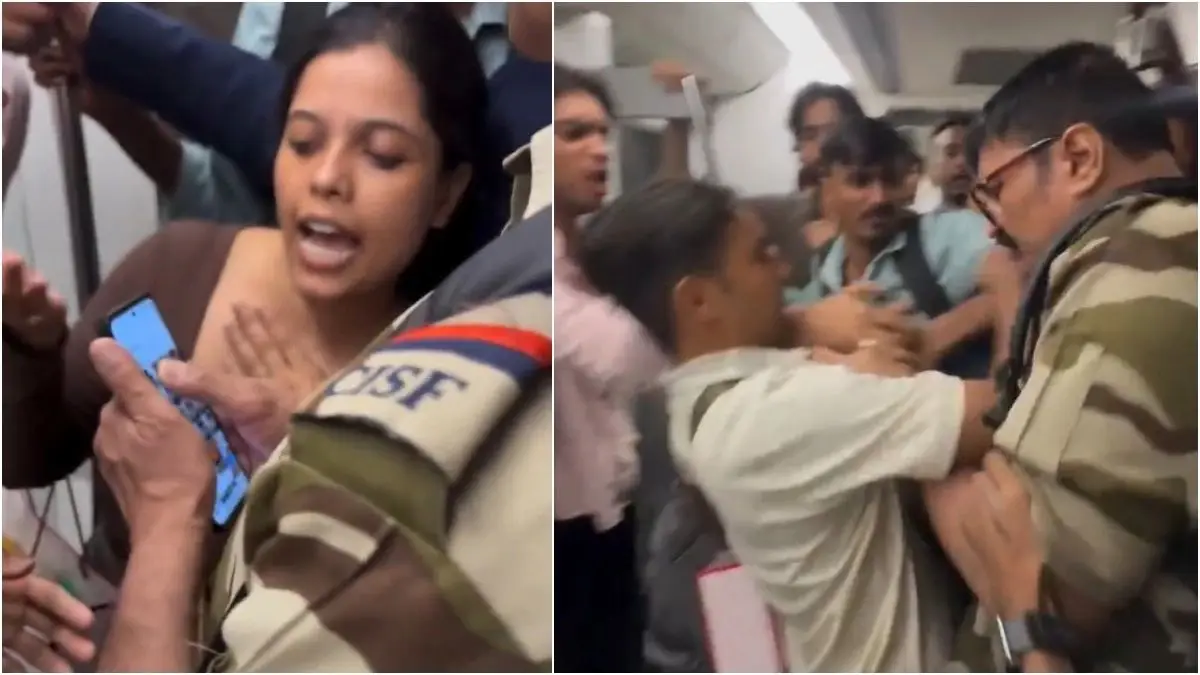 Commuters Clash With Security Personnel Over Metro Photo Dispute