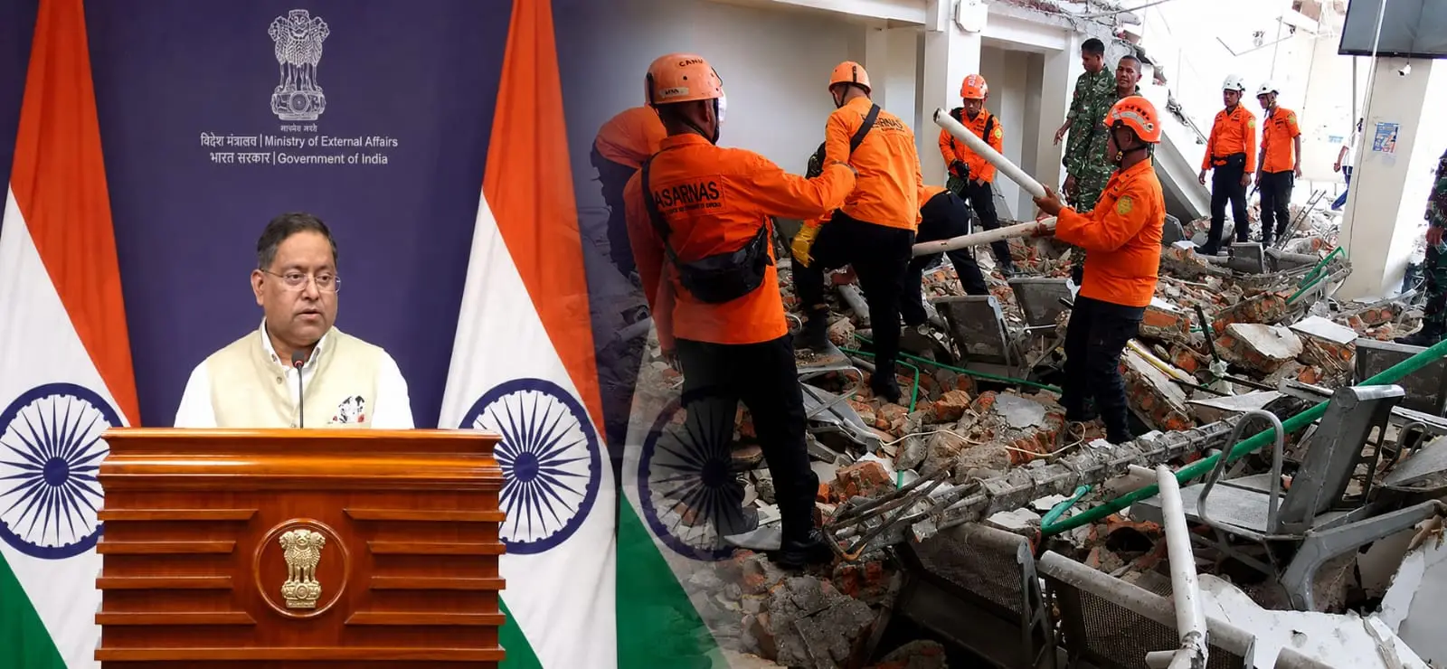 India Mobilises Compassion and Capability for Earthquake-Hit Indonesia