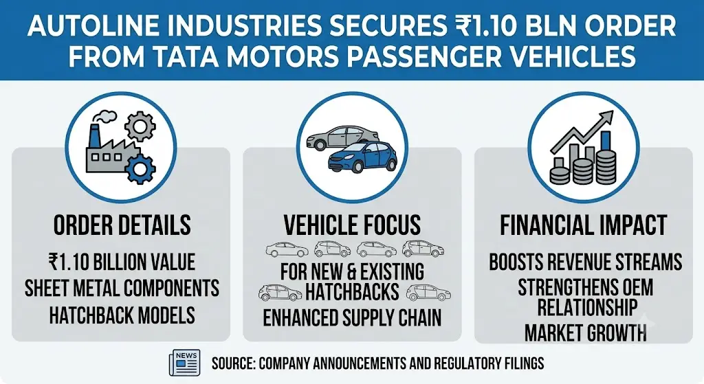 Autoline Industries Bags ₹1.10 Billion Tata Motors Order