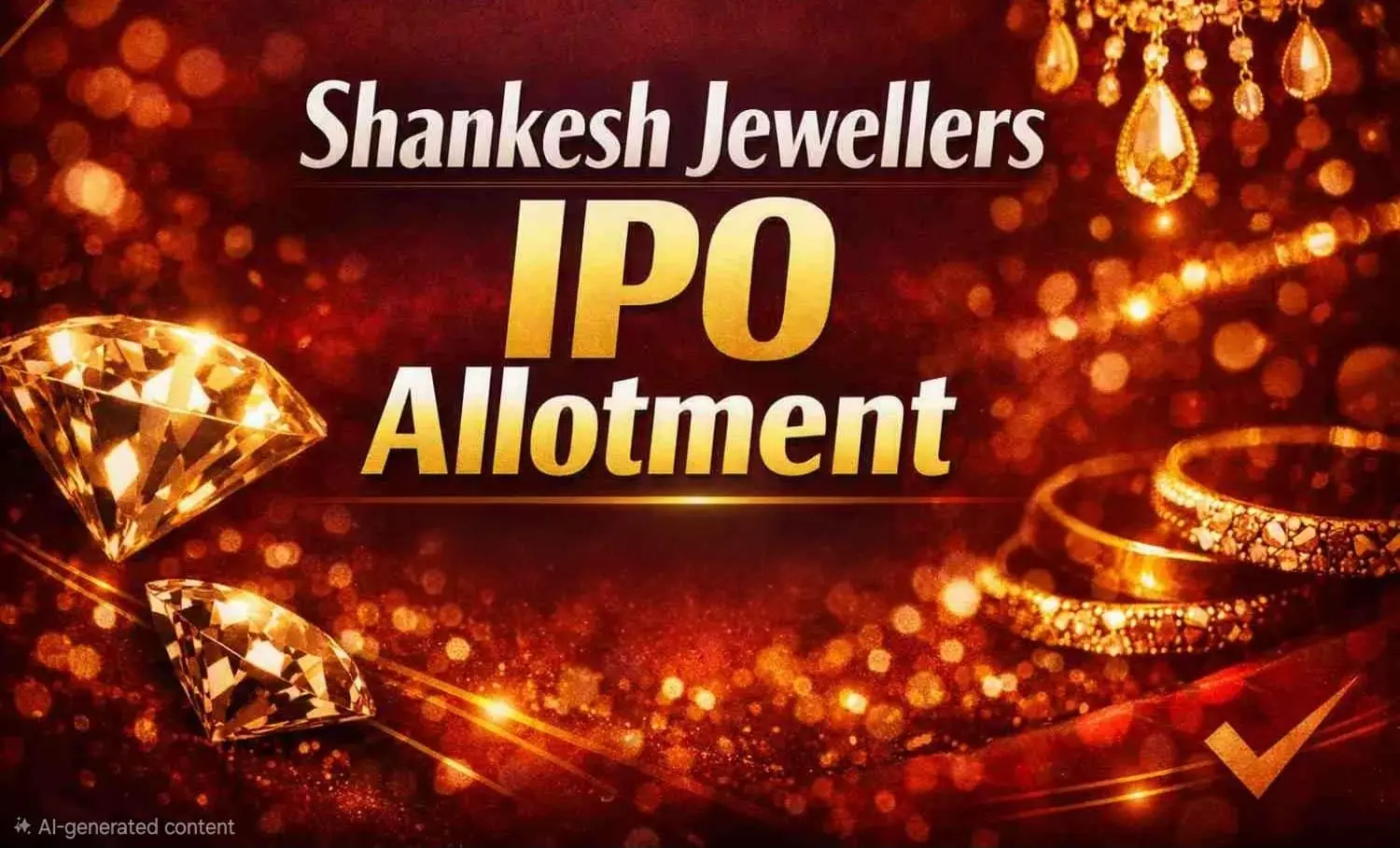 Shankesh Jewellers IPO Allotment Expected Today; Check Status Online