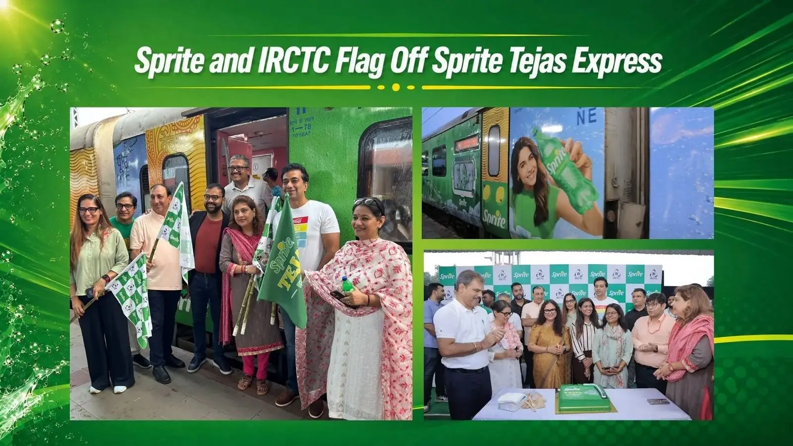 Refreshing Rails: Coca-Cola India and IRCTC Launch the Branded Sprite Tejas Express