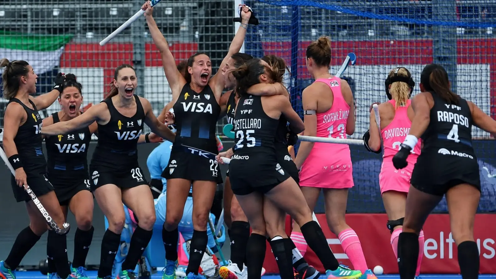 Argentina’s Lionesses Bare Their Claws, Sweep into Hockey World Cup Semis
