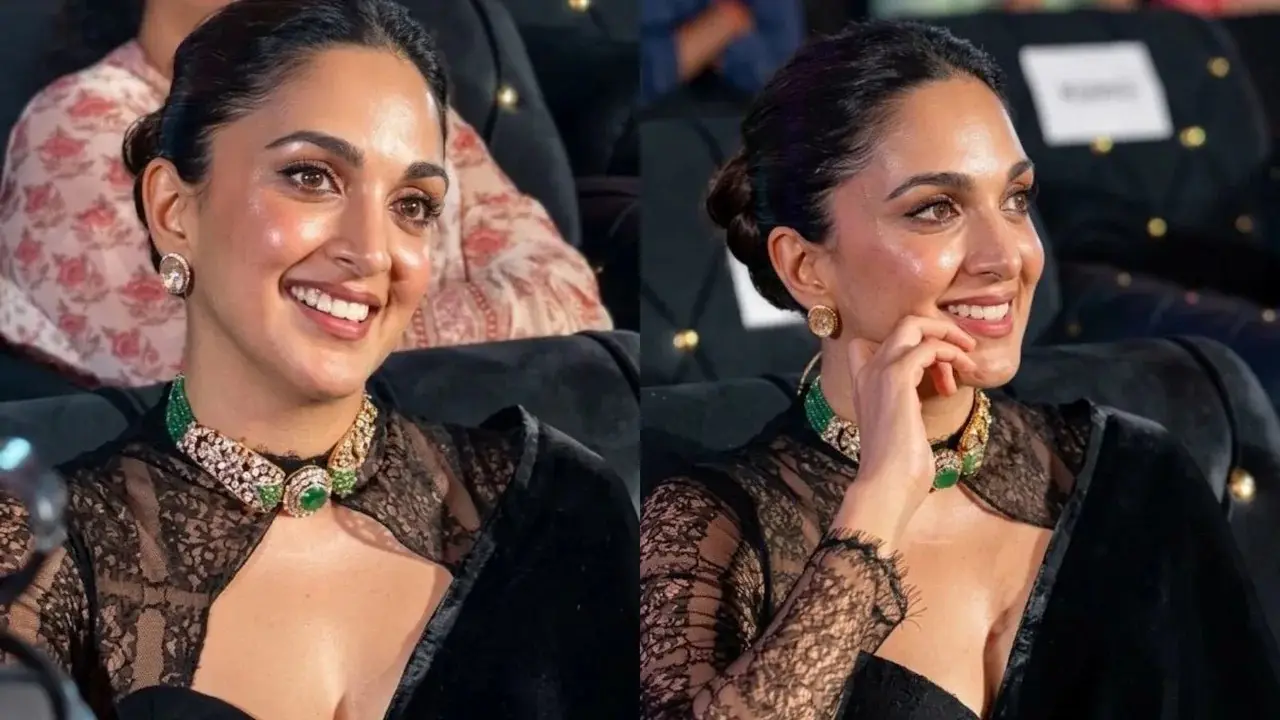 A Vision in Black: Kiara Advani Sparkles at 'Toxic' Promotional Event