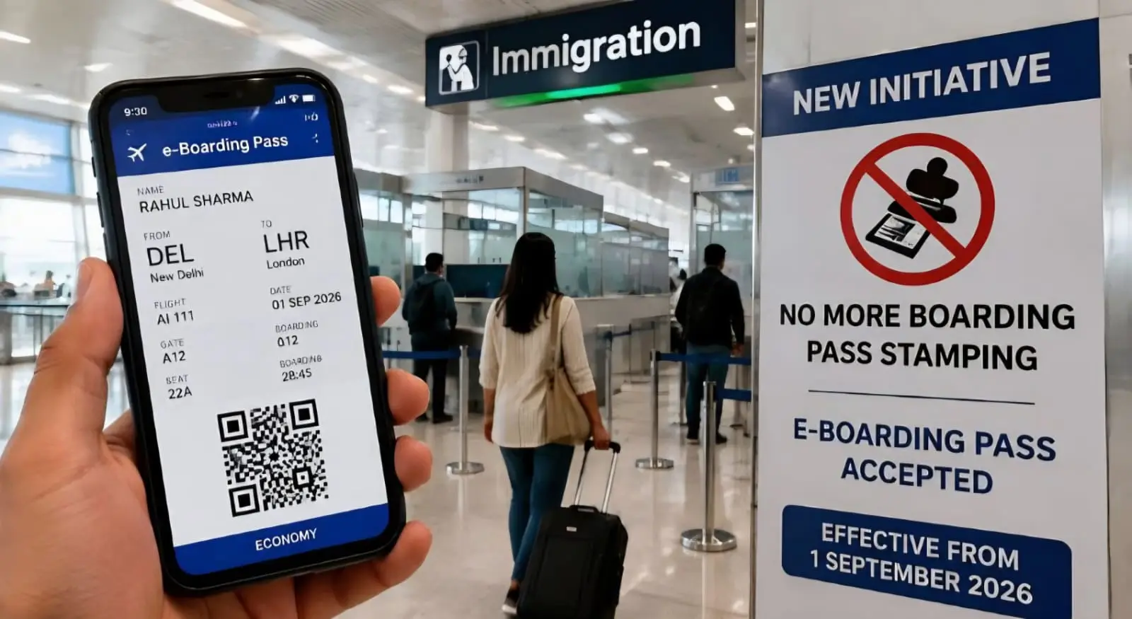 International Travel Gets a Digital Take-Off as India Ends Boarding Pass Stamping