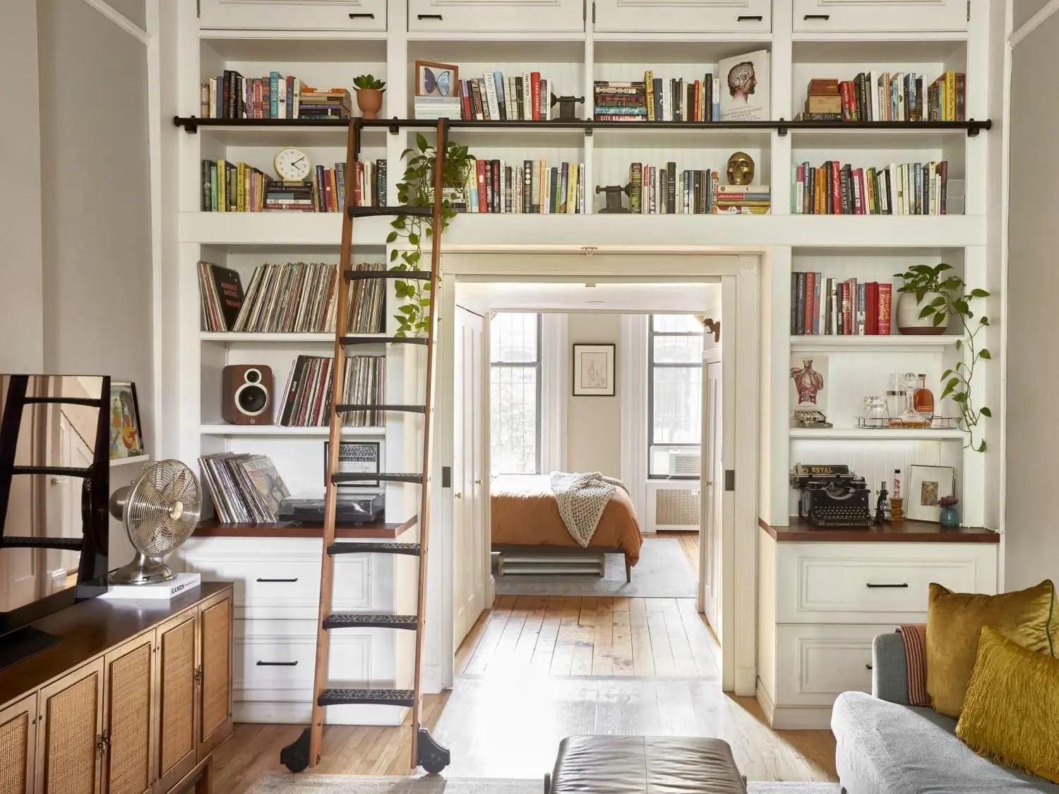 Can Wall-Less Shelves and Secret Doorways Redefine Modern Home Libraries?