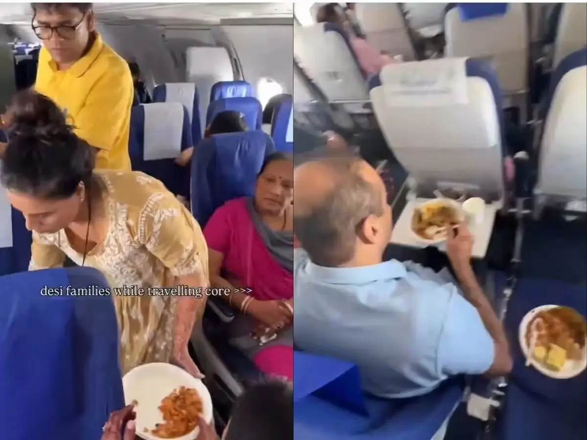 Picnic in the Sky: Family Turns IndiGo Flight Cabin Into a Cafeteria