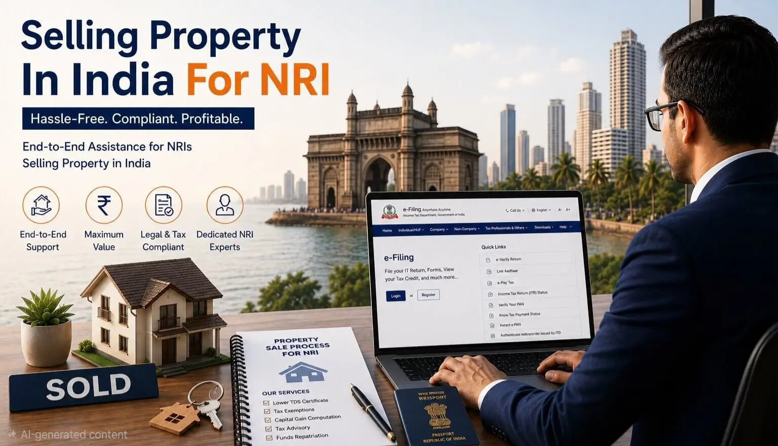 Selling Property in India as an NRI? Know Tax Rules and TAN Compliance