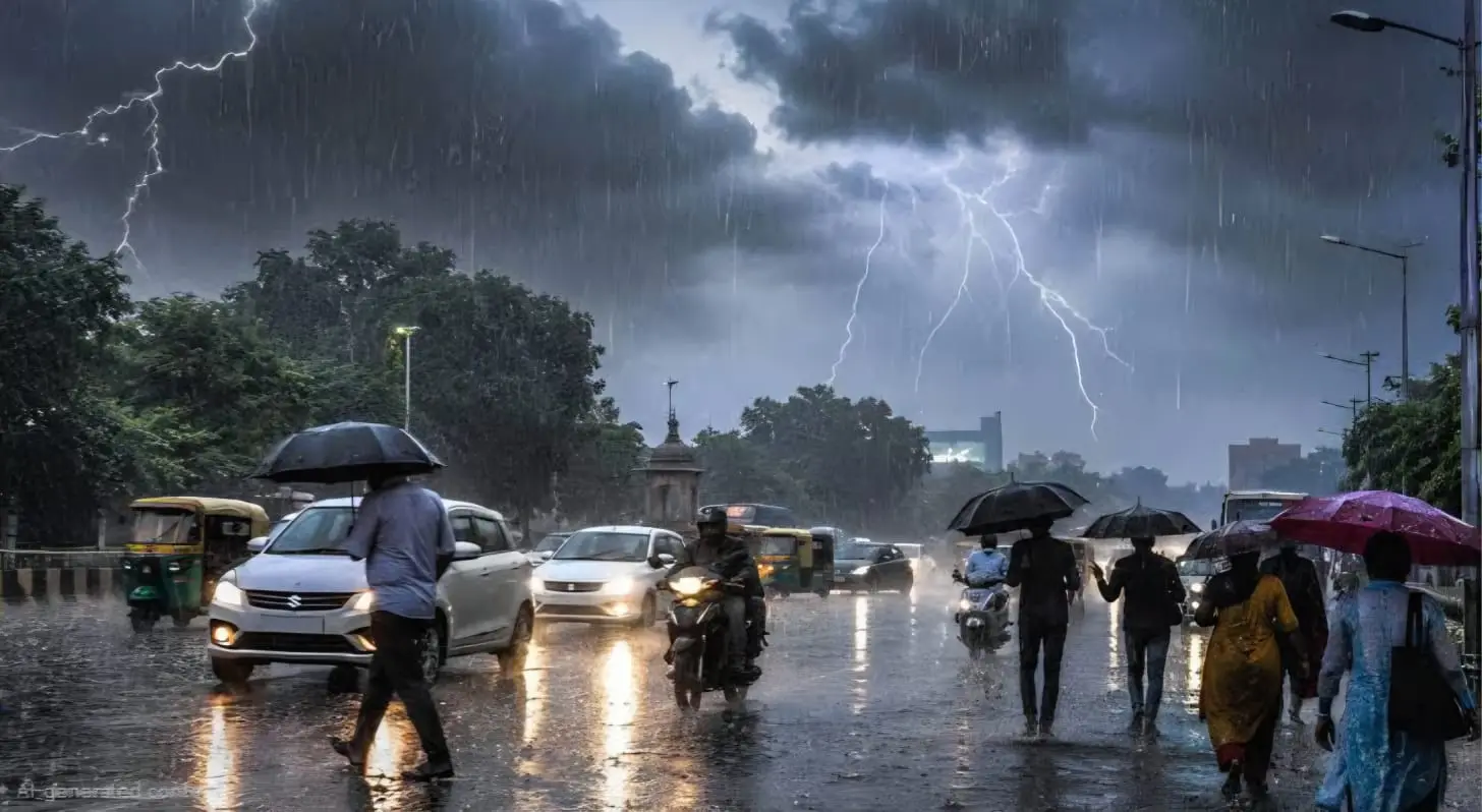 From Drizzles to Thunderstorms: IMD Maps a Rain-Heavy Outlook for India Till September 1