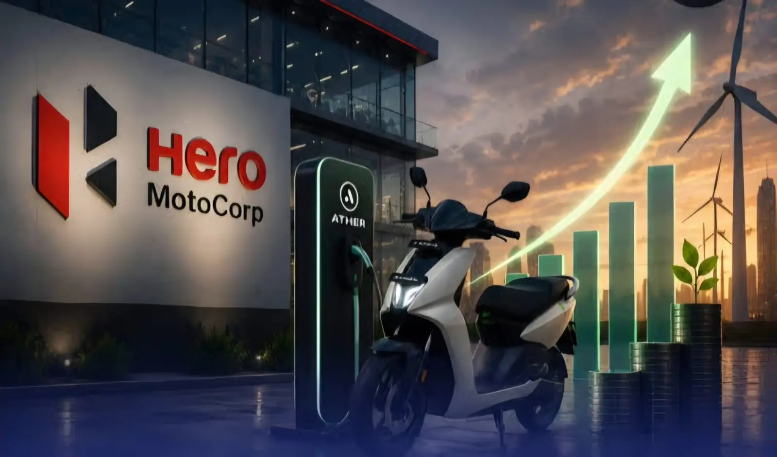 Hero Motocorp Powers Up Its Electric Ambitions, Raises Ather Stake to 32.8%