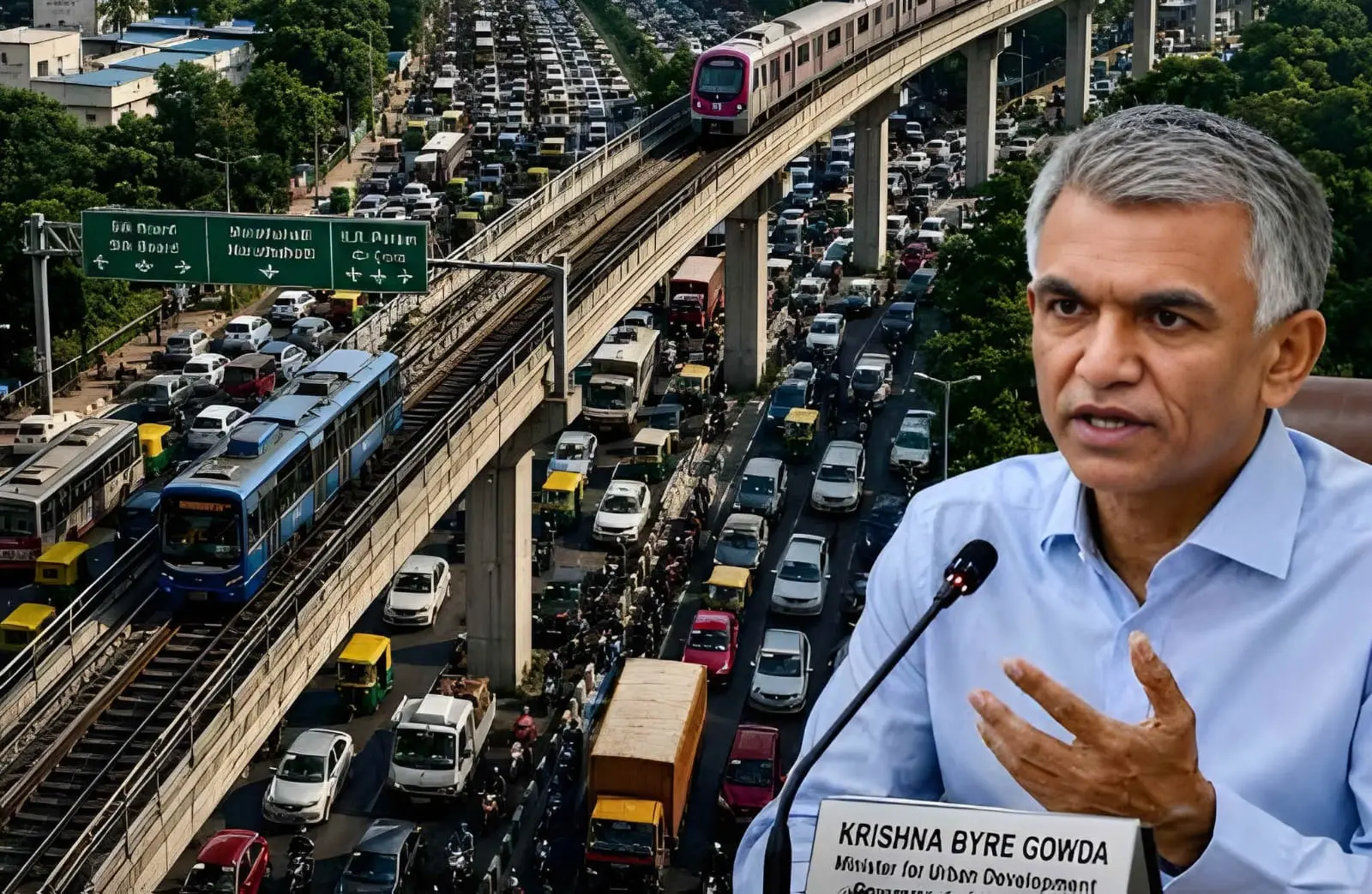 Minister Gowda Puts Bengaluru’s Roads on the Fast Track With ₹8,000-Crore Revamp