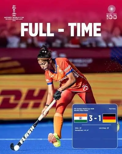 Stickwork Magic: Navneet Kaur’s Brace Drives India to Historic Fifth Place