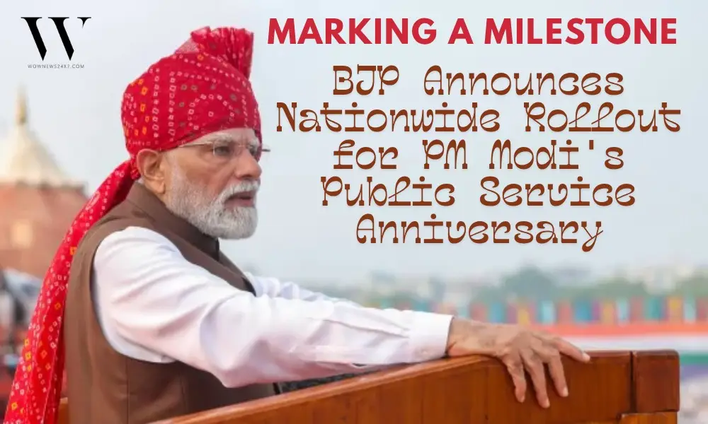 A Quarter Century of Service: BJP Gears Up for Nationwide 'Seva Sankalp Abhiyan' to Honor PM Modi’s 25-Year Milestone