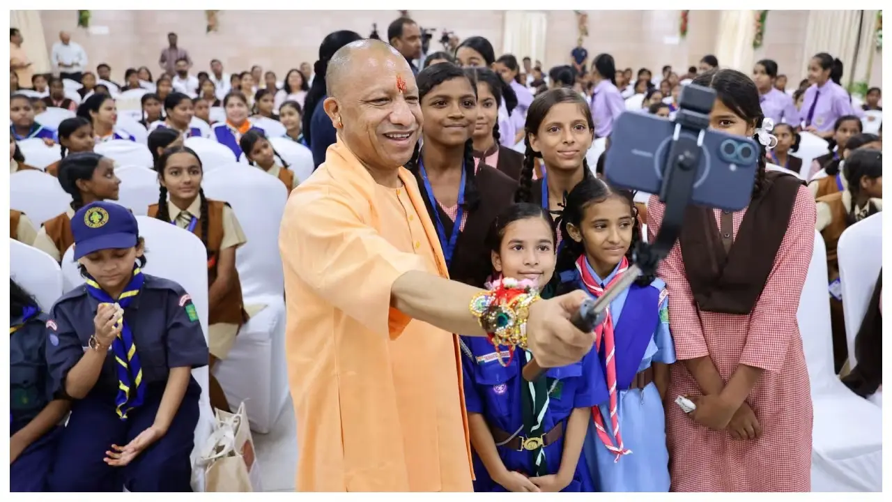 Smile for the Camera: How Yogi Adityanath Swap the Strict Stare for Gen Z Selfies