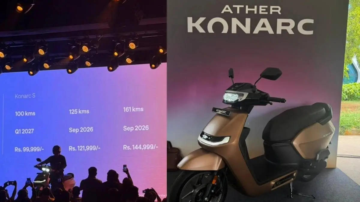 Ather Launches Konarc Electric Scooter Starting at Rs 99,999