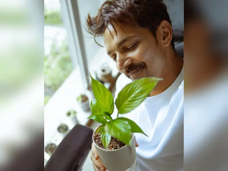 Rooted in Joy: Harshvardhan Rane Shares a Peaceful Glimpse of Sunday Gardening