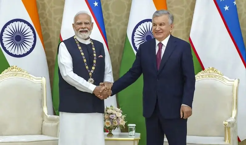 PM Modi Receives Uzbekistan's Highest Honour in Tashkent