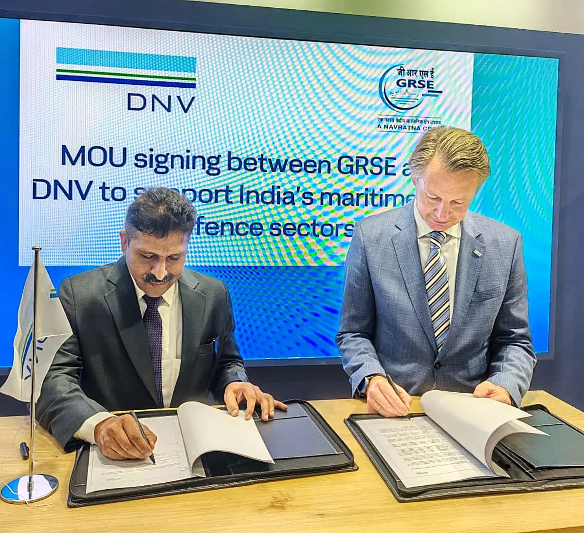 GRSE Signs MoU with DNV to Boost Ship Capabilities