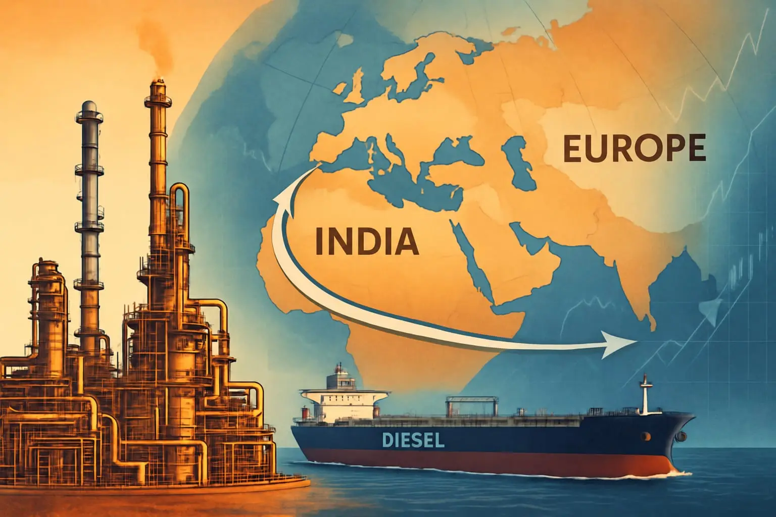 India’s Refineries Gain Global Ground as Europe’s Diesel Dependence Shifts