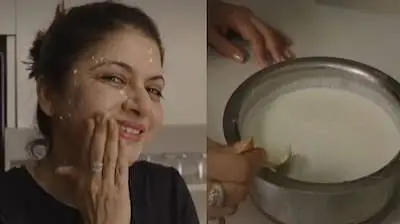 The Dadi-Nani Beauty Secret Bhagyashree Still Uses for a Morning Glow