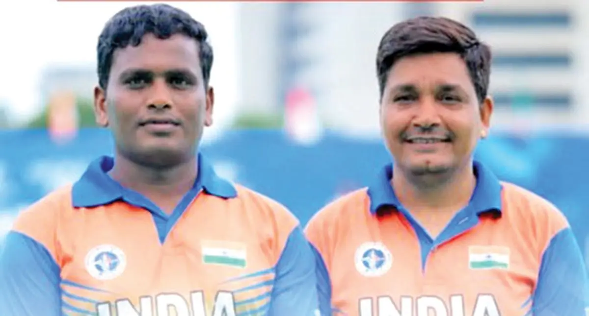 India Clinches Para-Archery Compound Doubles Gold in Ahmedabad