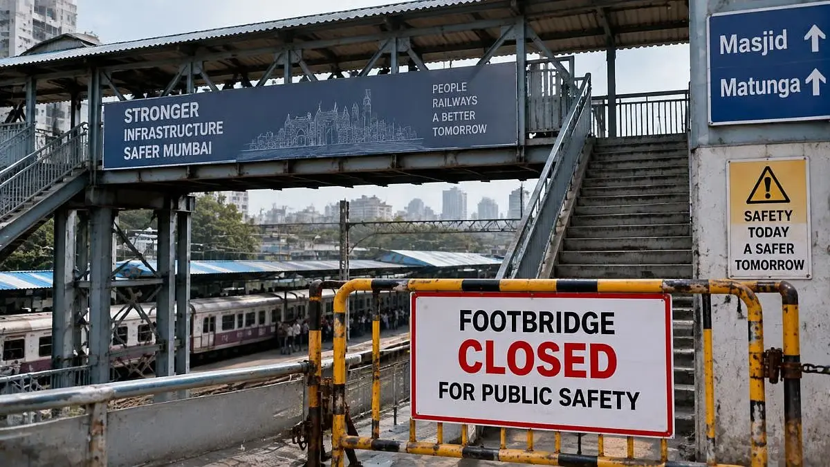 Blueprint for Safety: IIT Audit Spells Demolition and Reconstruction for Four High-Traffic Mumbai FOBs!