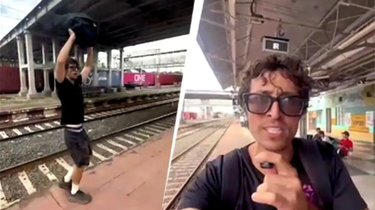 Suitcase Satire: American Tourist Stages Unique Cloak Room Protest in Satara