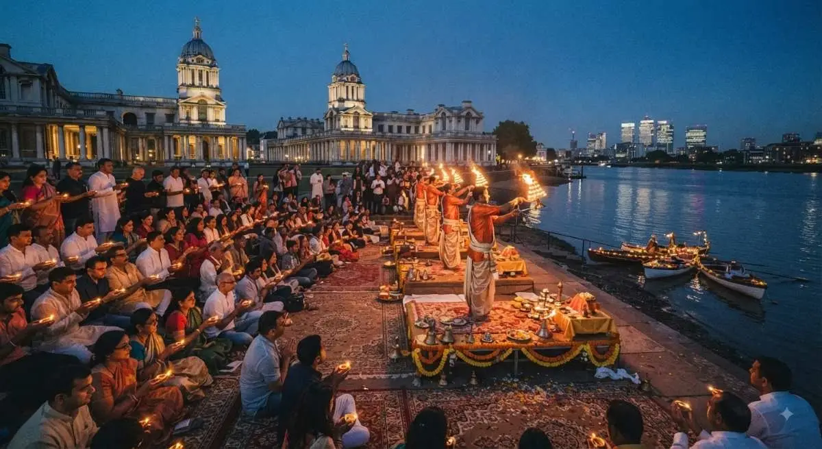 From Varanasi to the Thames: Why London’s First-Ever Ganga Aarti is Making Waves!