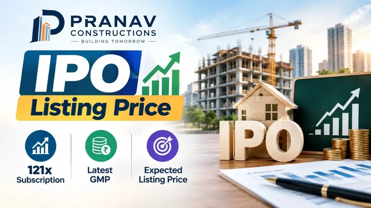 Pranav Constructions IPO Debuts at 33% Premium on NSE and BSE