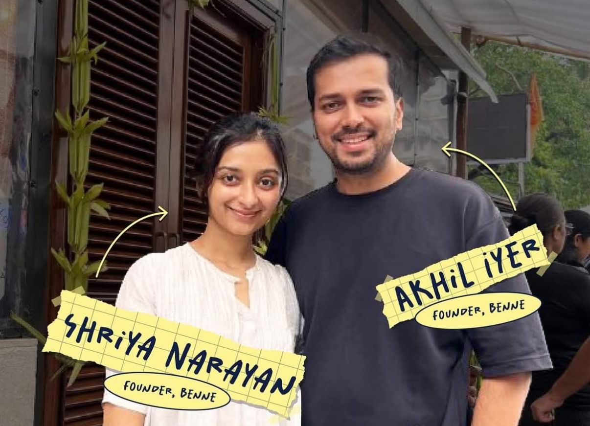 WOW STORY OF THE DAY : How Akhil Iyer & Shriya Narayan Turned a Bengaluru Craving into a ₹1 Crore-a-Month Dosa Empire