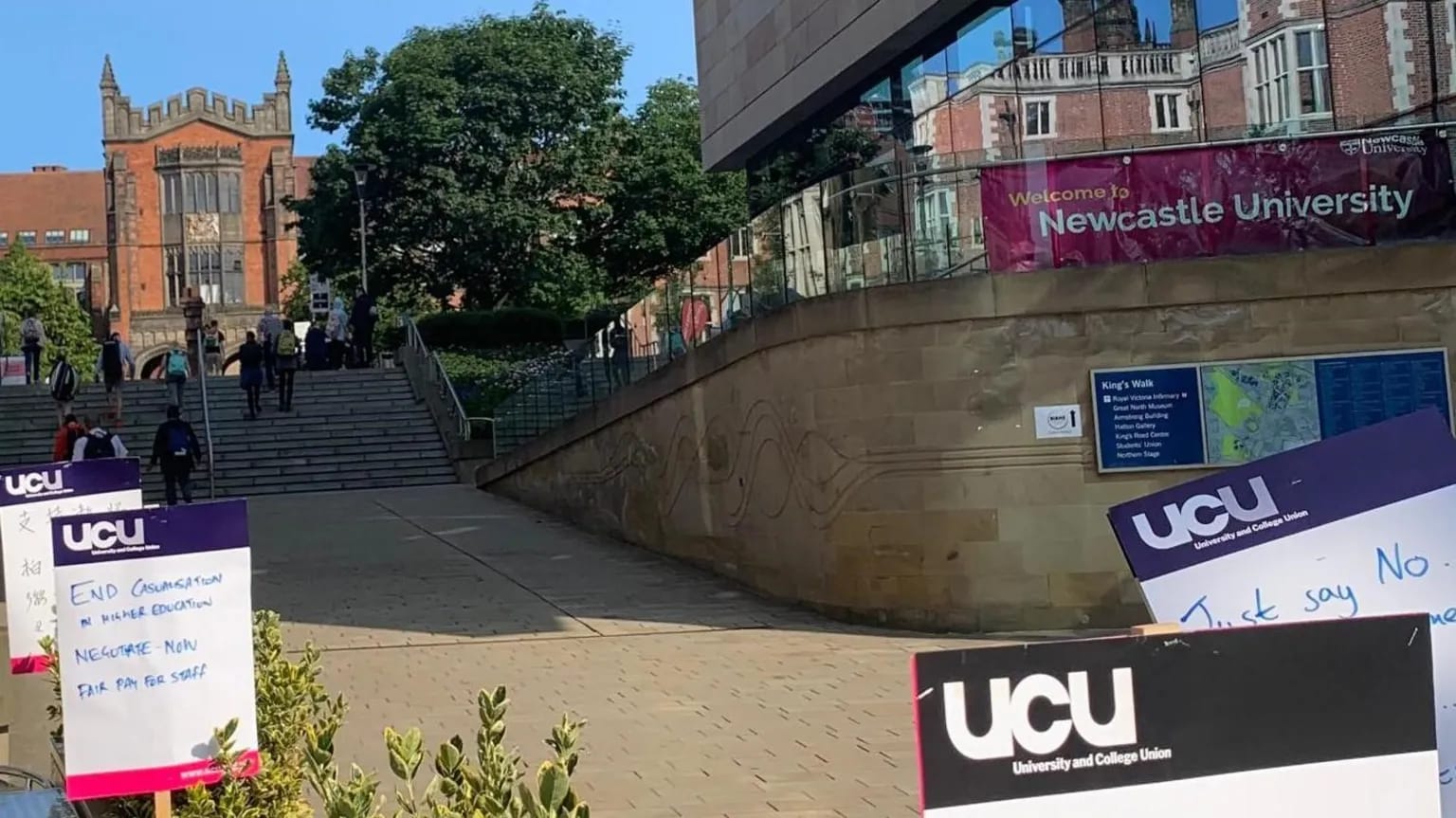 Newcastle University Staff to Strike for 14 Days in March