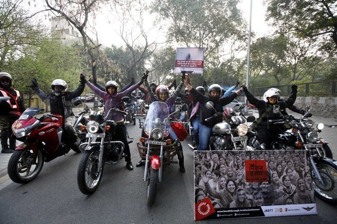 Revving Up Equality: Delhi's Women Bikers Roar for Change