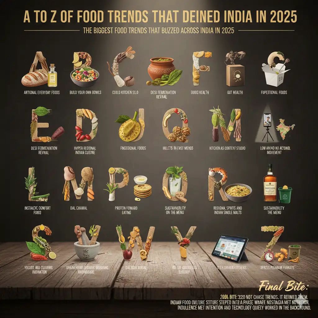 A to Z of Food Trends: India’s Culinary Story in 2025
