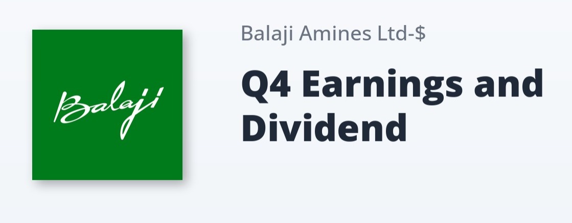 Balaji Amines Reports Robust Q4 With Strong Profit And ₹11 Dividend Announcement