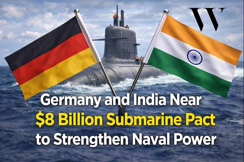 Germany and India Near $8 Billion Submarine Pact to Strengthen Naval Power