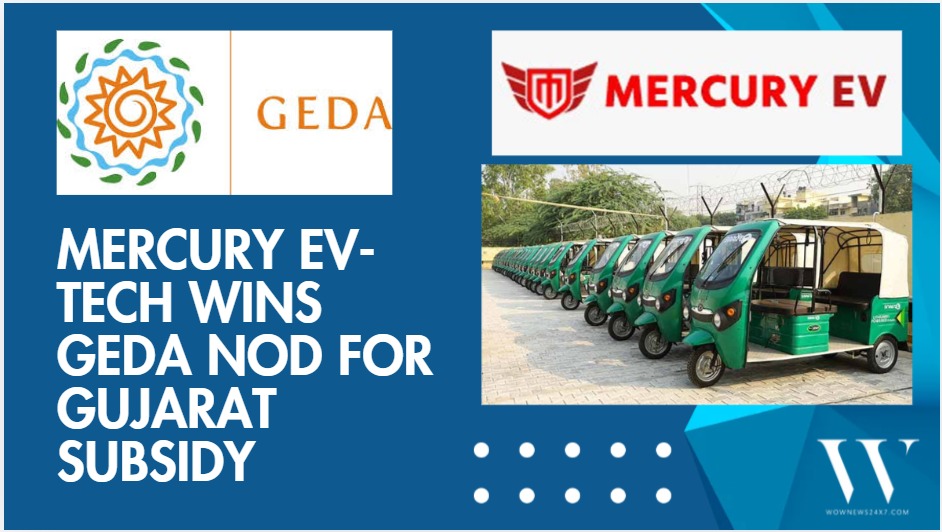 Mercury EV-Tech Secures GEDA Approval for Subsidized E-Rickshaws