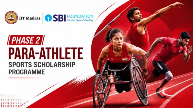 Empowering Champions: IIT Madras and SBI Foundation Launch Phase 2 of Para-Athlete Scholarship