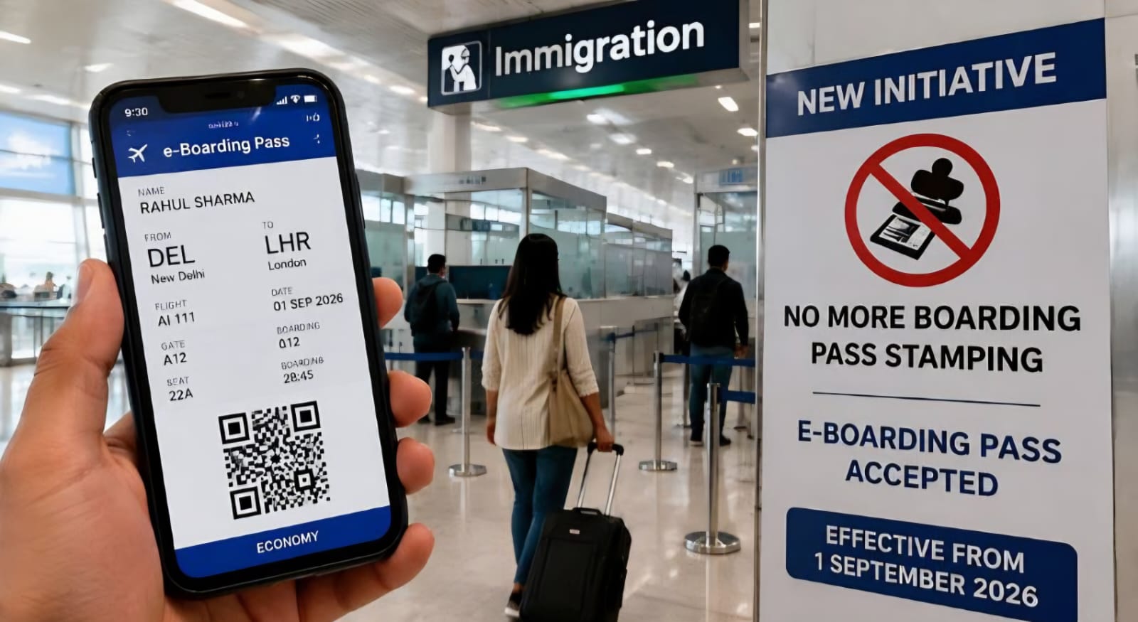 International Travel Gets a Digital Take-Off as India Ends Boarding Pass Stamping